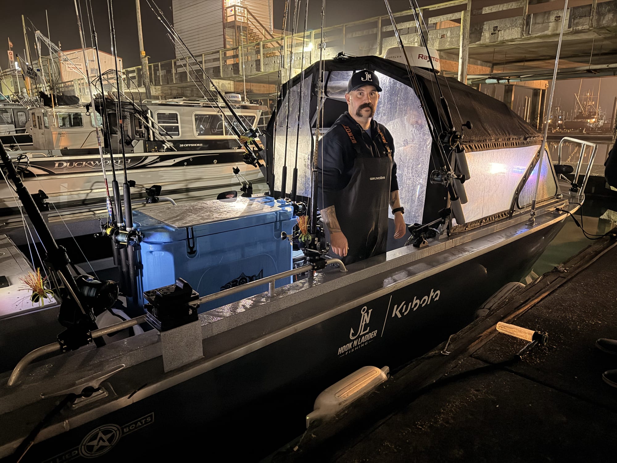 Gear loaded, ready before sunrise